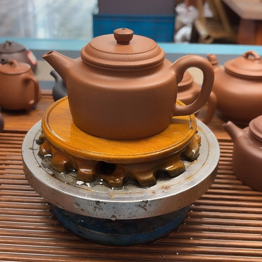 紫砂茶壶半手工制作