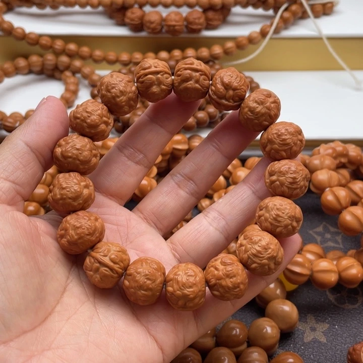 手串猴头核桃猴头雕刻蟾王1.7➕