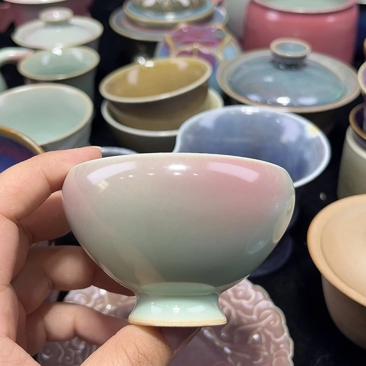 陶摆件钧窑茶器钧窑茶器