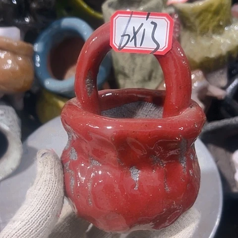 粗陶花盆手工花盆制作