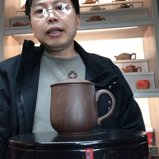 紫泥茶杯葫芦杯容量420