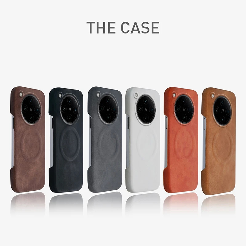 适用oppofindx8pro羊巴皮磁吸手机壳findx8S+肤感半包x8ultra纯色