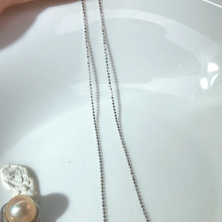 银S925镶嵌淡水珍珠项链?****?