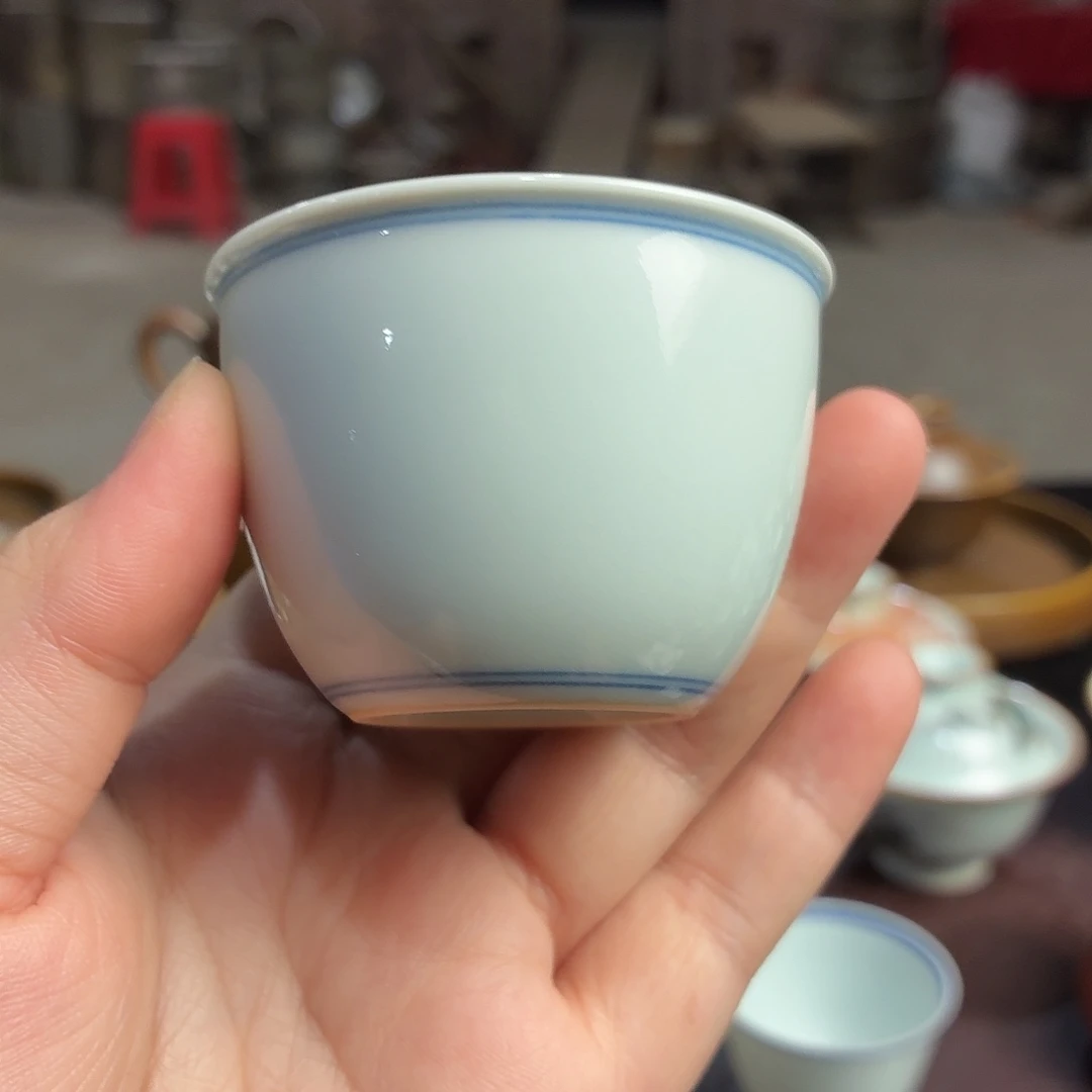 双板桥柴窑瓷器杯子陶瓷