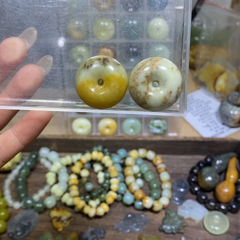 【闪购商品】蛇纹石玉颈饰未镶嵌99