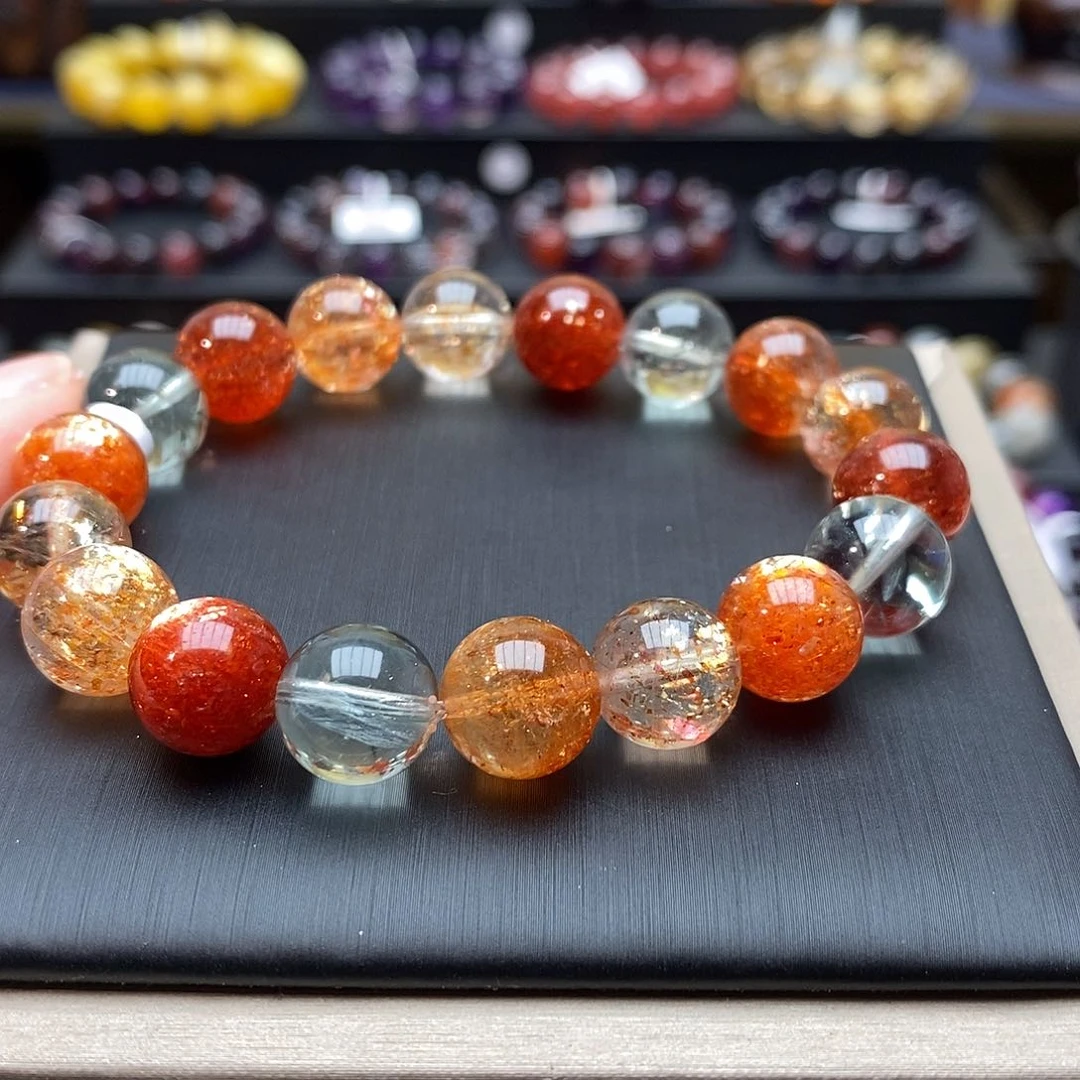 日光石手链未镶嵌续