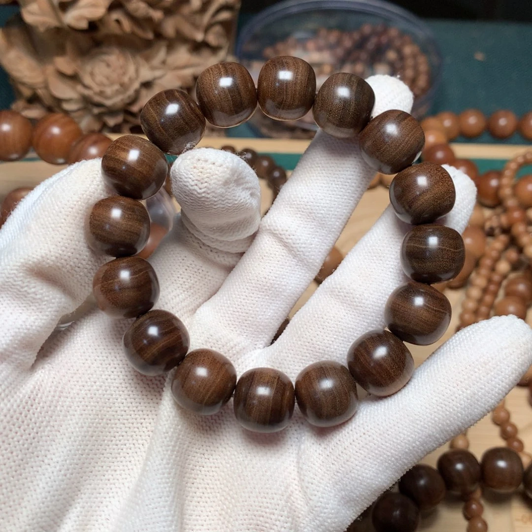 檀香木手串/手链吻*迈索尔老山檀13x14