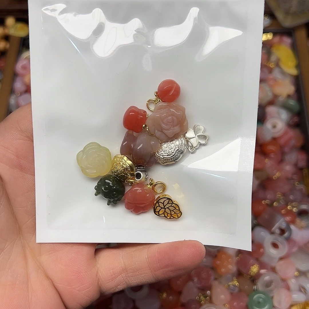 玛瑙/玉髓吊坠(不含链)未镶嵌今***夜今