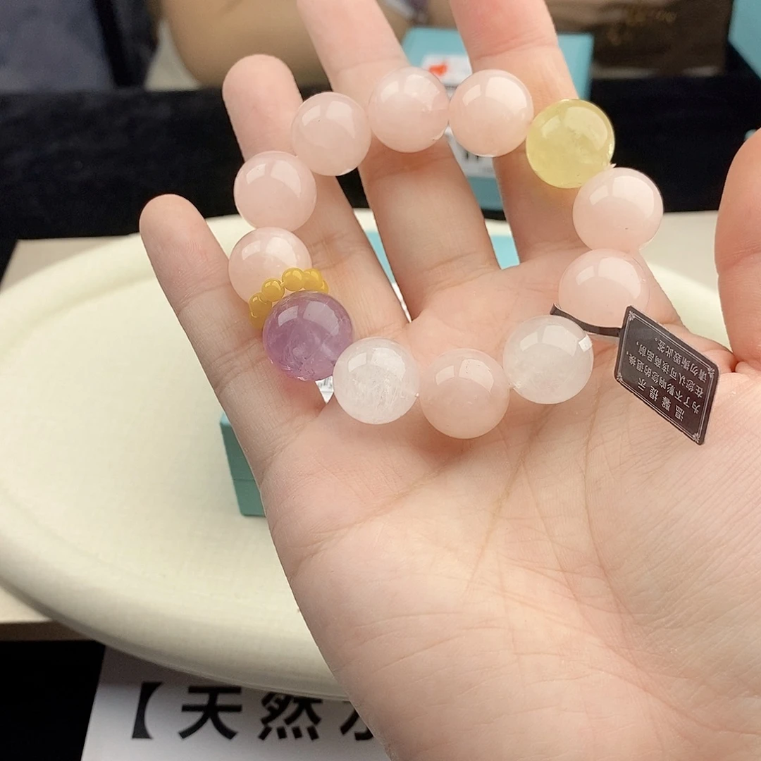 银S925镀金镶嵌手链水晶