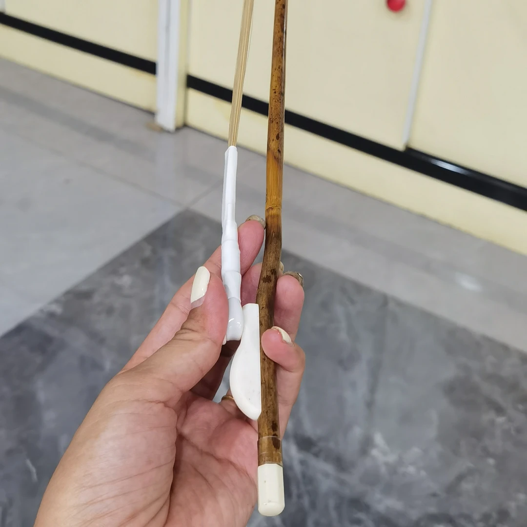 李家乐器湘妃竹二胡厂家直销弓子实心竹有弹性适合演出使用