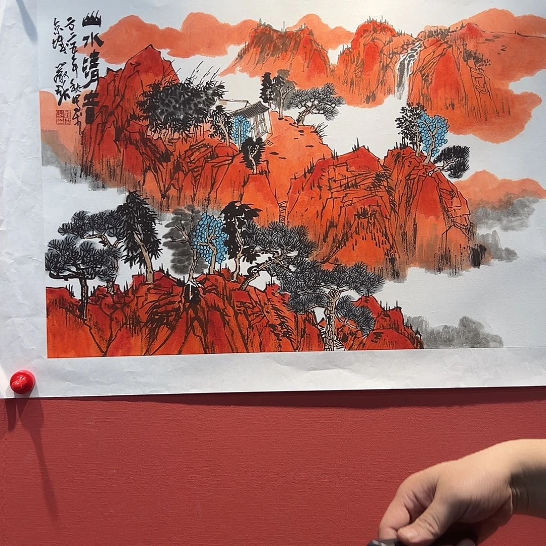 国画严璐国画作品