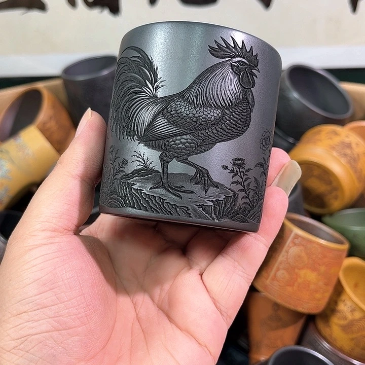 茶杯紫砂全手工紫砂主人杯