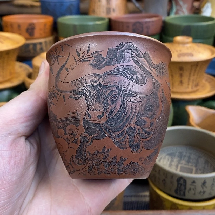 【闪购商品】紫砂杯子宜兴全手工紫砂杯