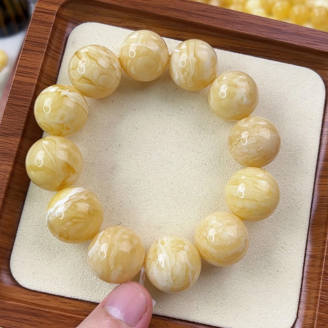 手串蜜蜡未镶嵌20.8mm