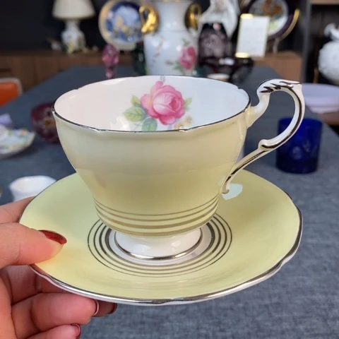 瓷片中古瓷器杯碟00006