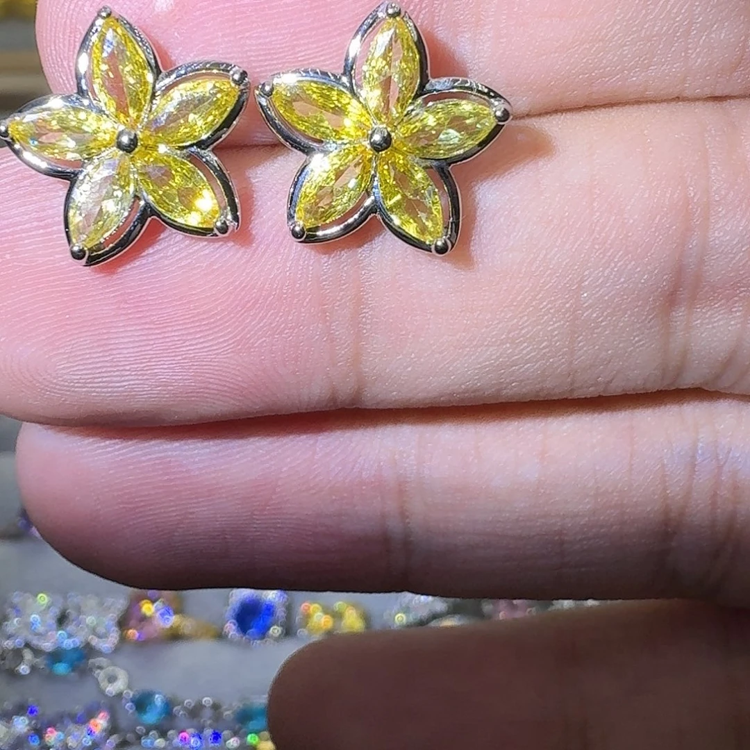 水晶戒指银S925镶嵌