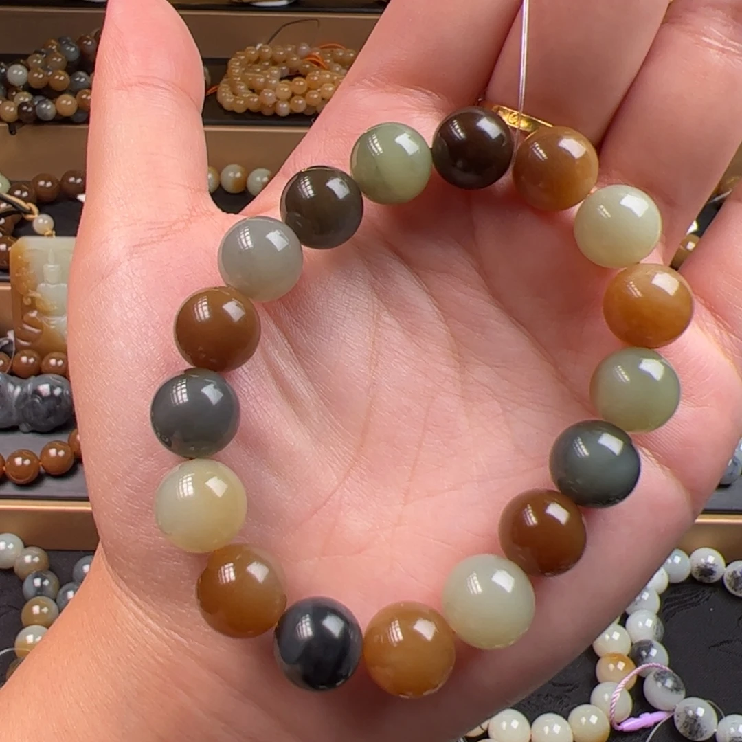 和田玉未镶嵌手链