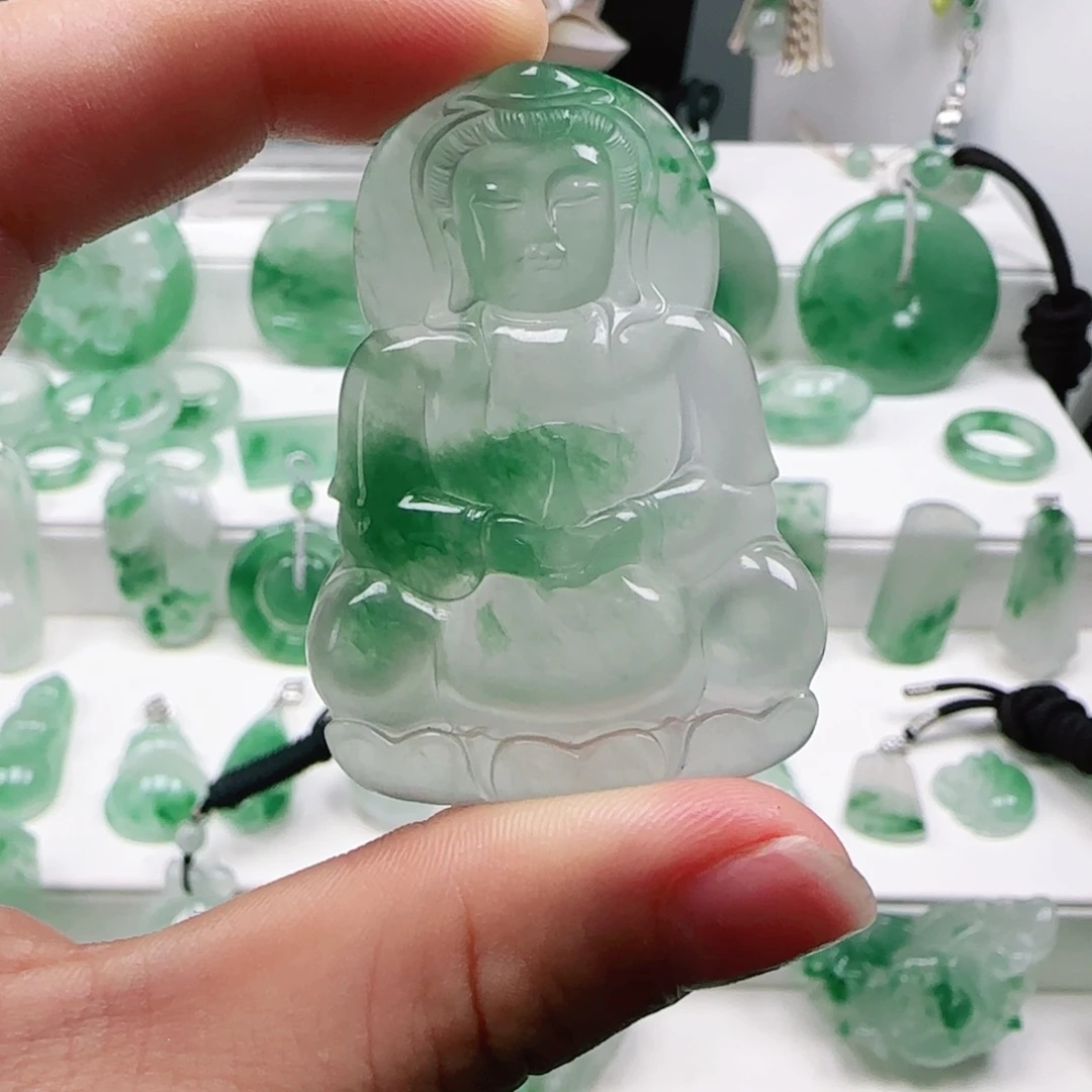 吊坠(赠链)未镶嵌石英质玉