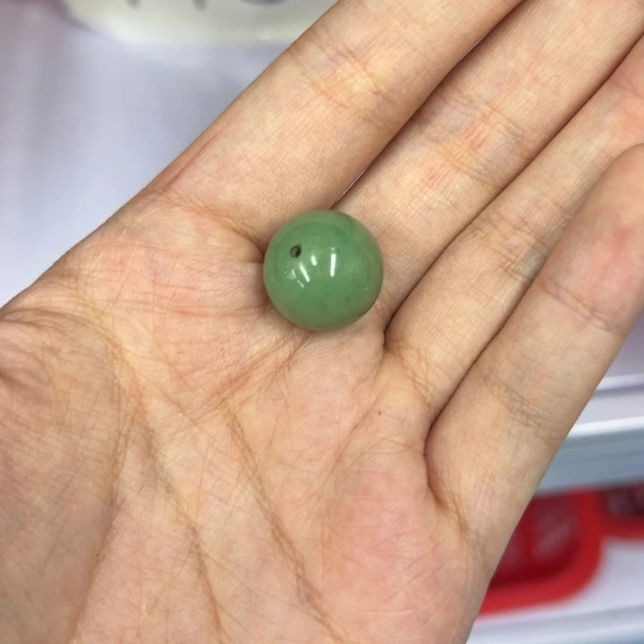 吊坠白玉菩提绿色995