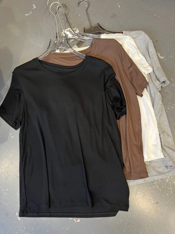 夏款短袖简约T桖