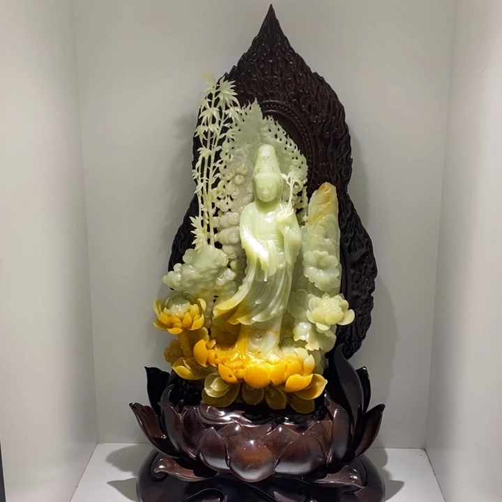 未镶嵌蛇纹石玉（覆膜）珠宝奇石