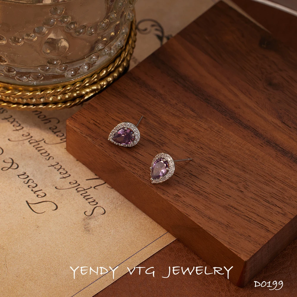 铜合金耳饰 D0199「水滴」Water droplet 订♠耳环