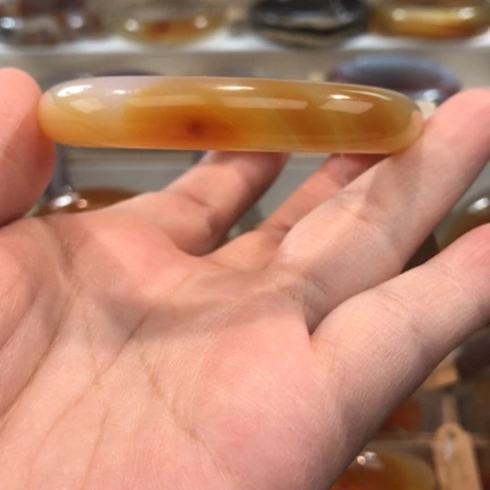 玛瑙/玉髓未镶嵌手镯5号