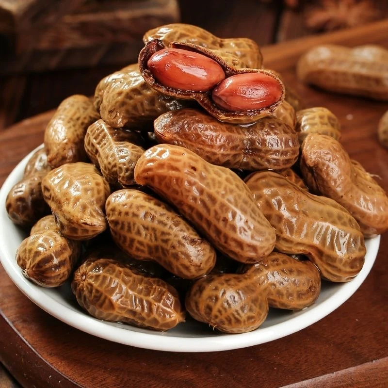 【拍一斤给2斤】五香卤煮花生卤味大粒花生休闲下酒小零食五香花生