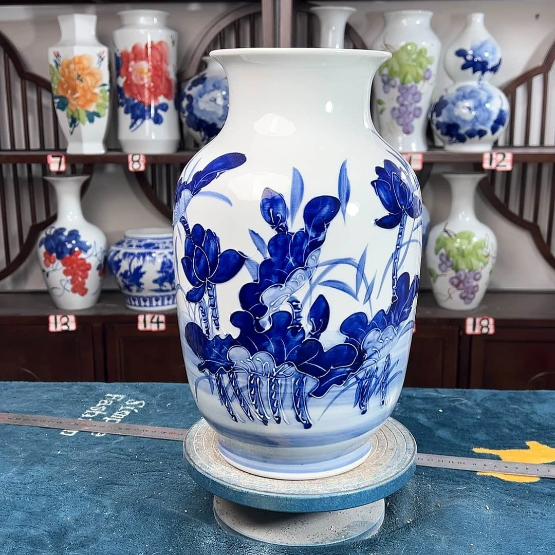 摆件景德镇陶瓷大冬鱼