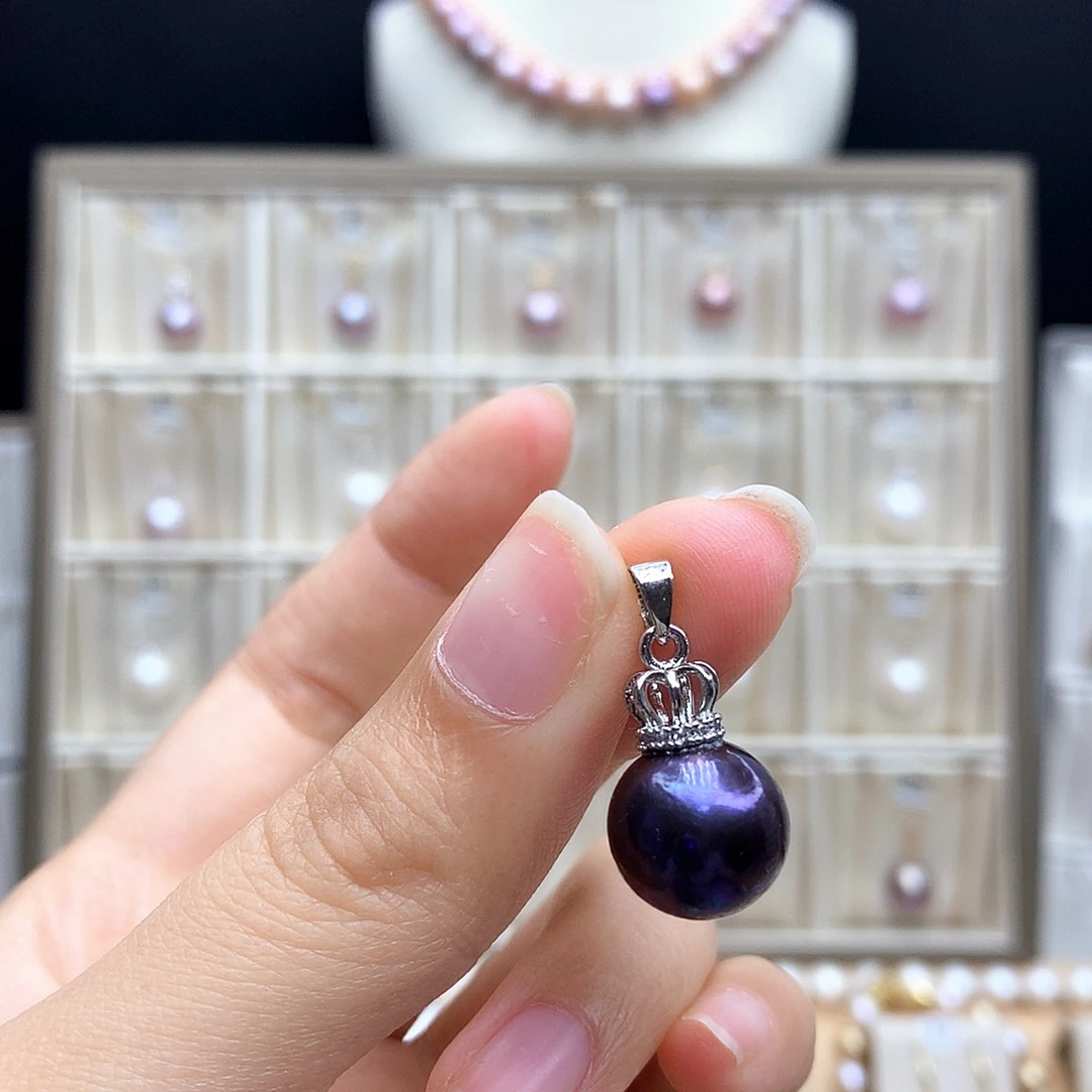 颈饰合金淡水珍珠