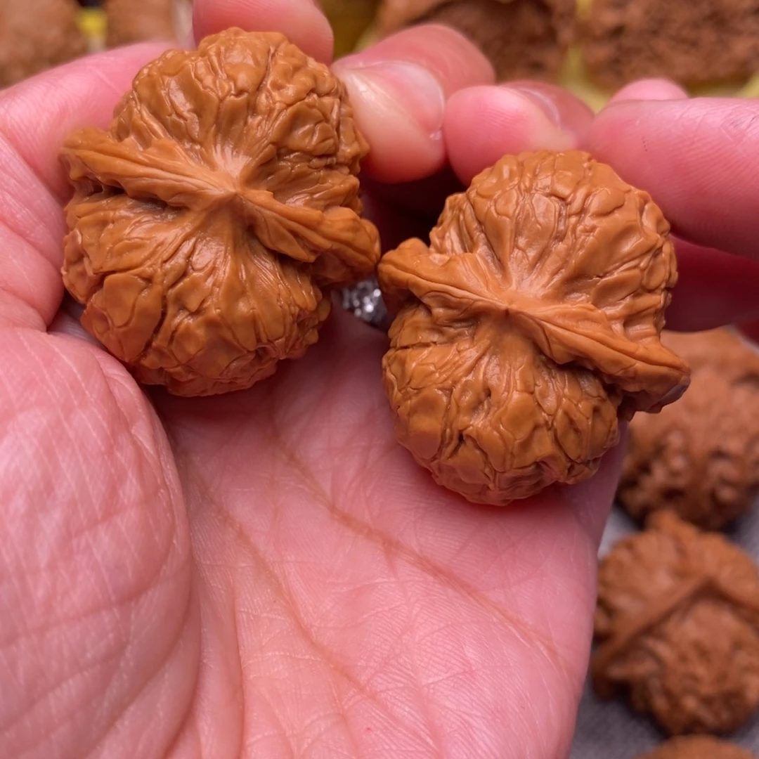 文玩核桃把件殷*表全品毕业甲骨文33尺