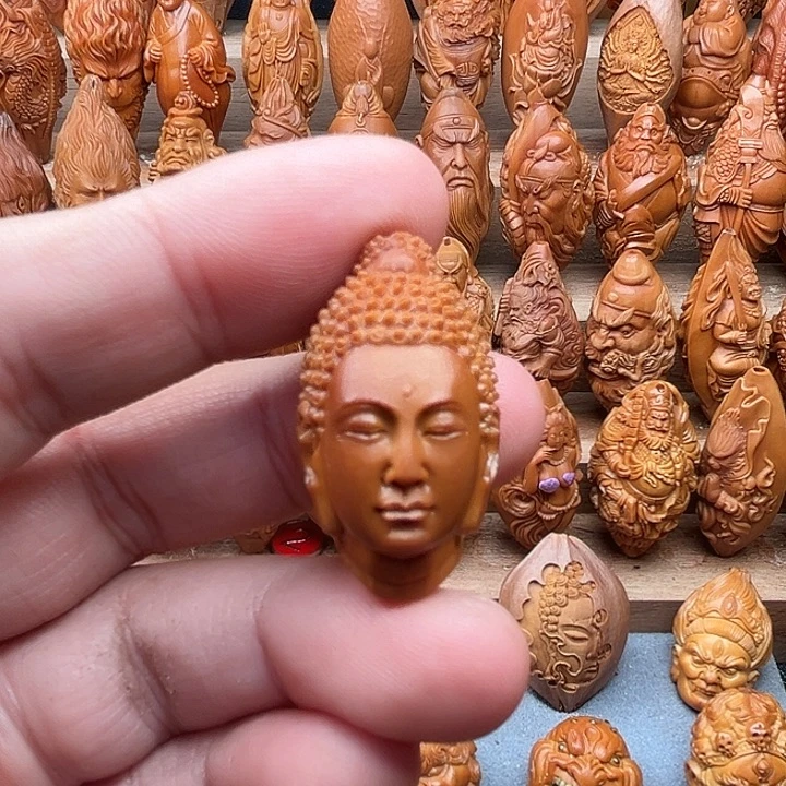 橄榄核吊坠19如来佛