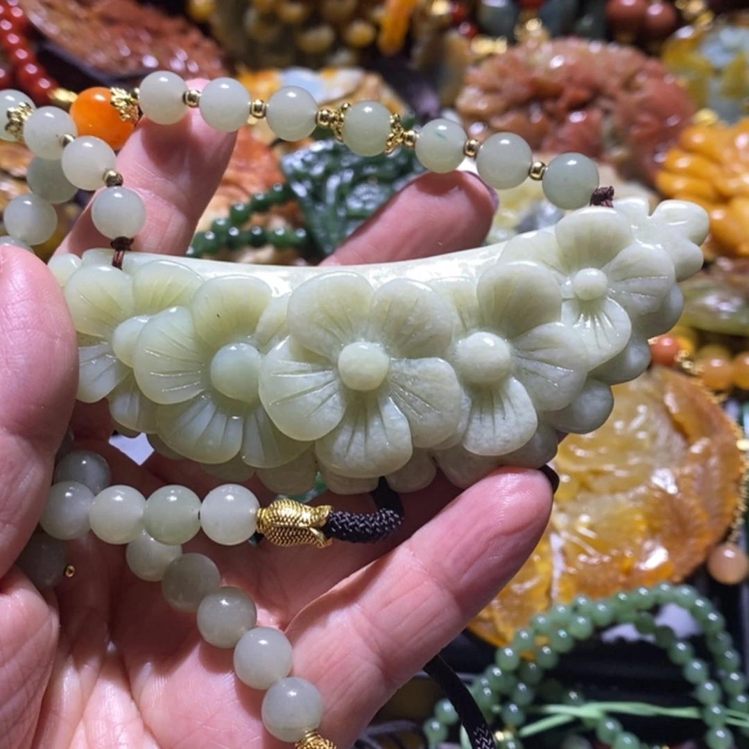 【闪购商品】岫玉毛衣链未镶嵌