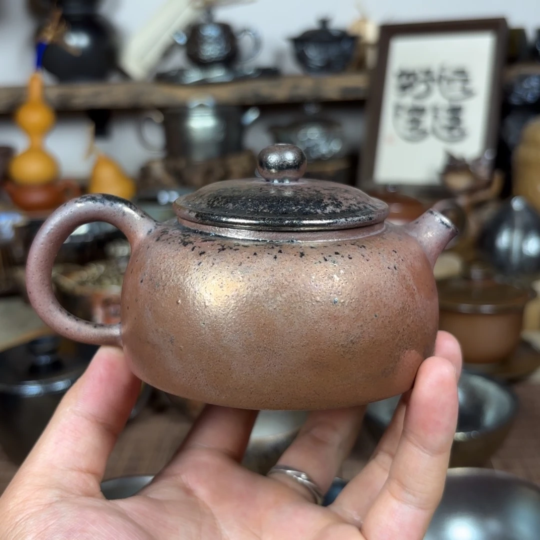 建水紫陶三木柴烧微瑕