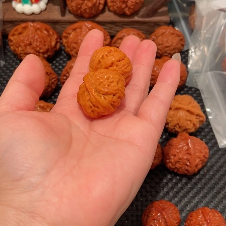 文玩核桃把件美**刻31尺寸粗筋南瓜1203