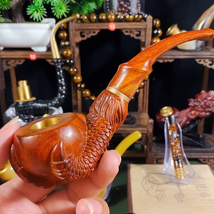 高端定制金丝楠烟嘴