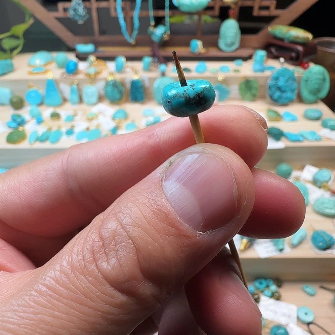 绿松石未镶嵌珠宝半成品