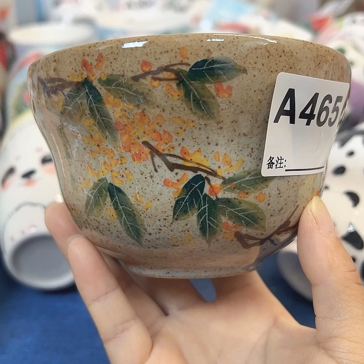 摆件米饭碗465手绘888