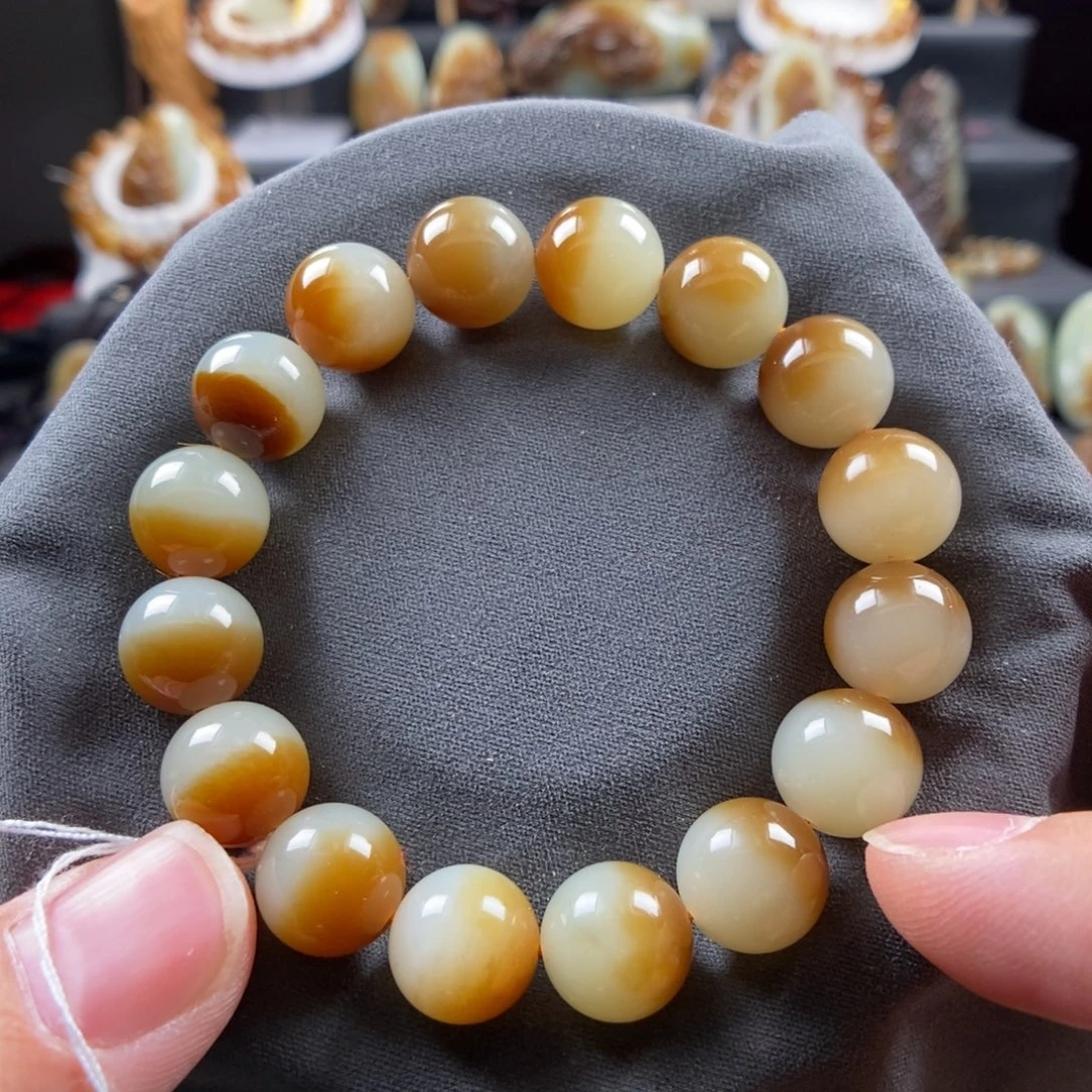 和田玉（糖玉）未镶嵌手链
