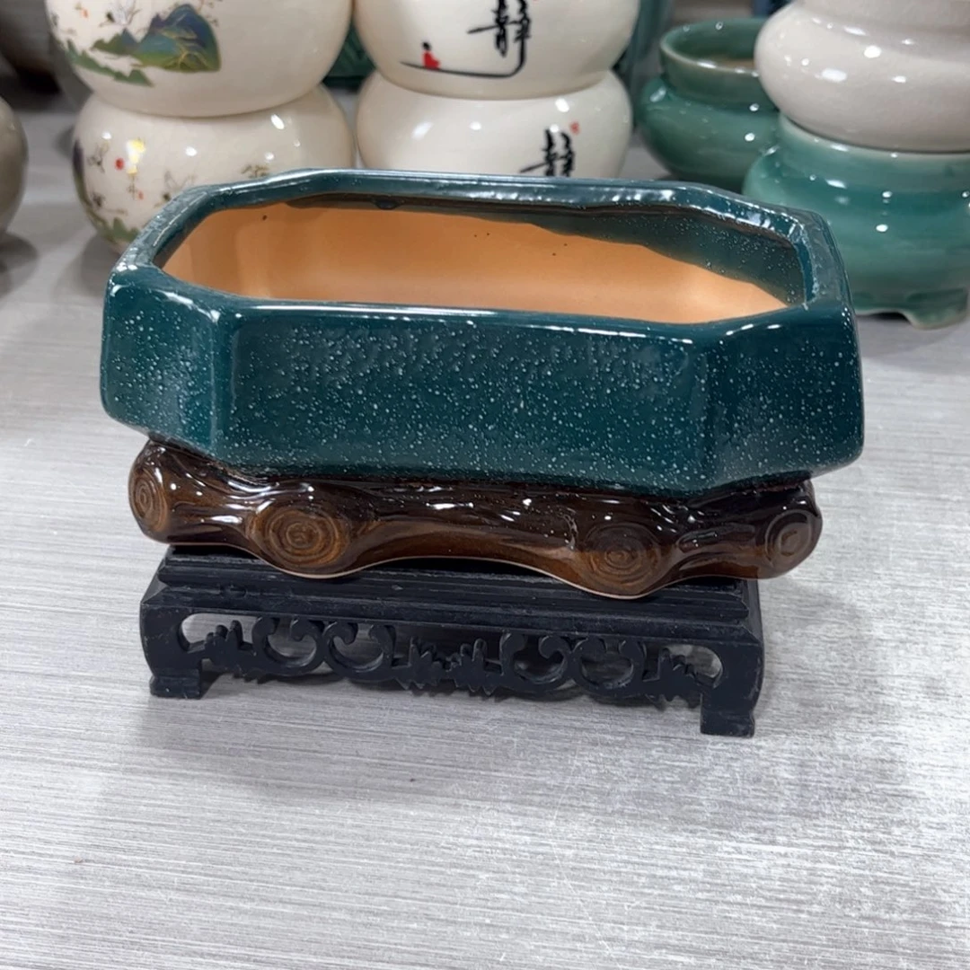 口   147.5*6陶瓷花盆绿植多肉微瑕花盆