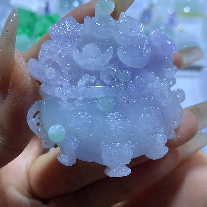 翡翠未镶嵌颈饰天然翡翠A货吊坠