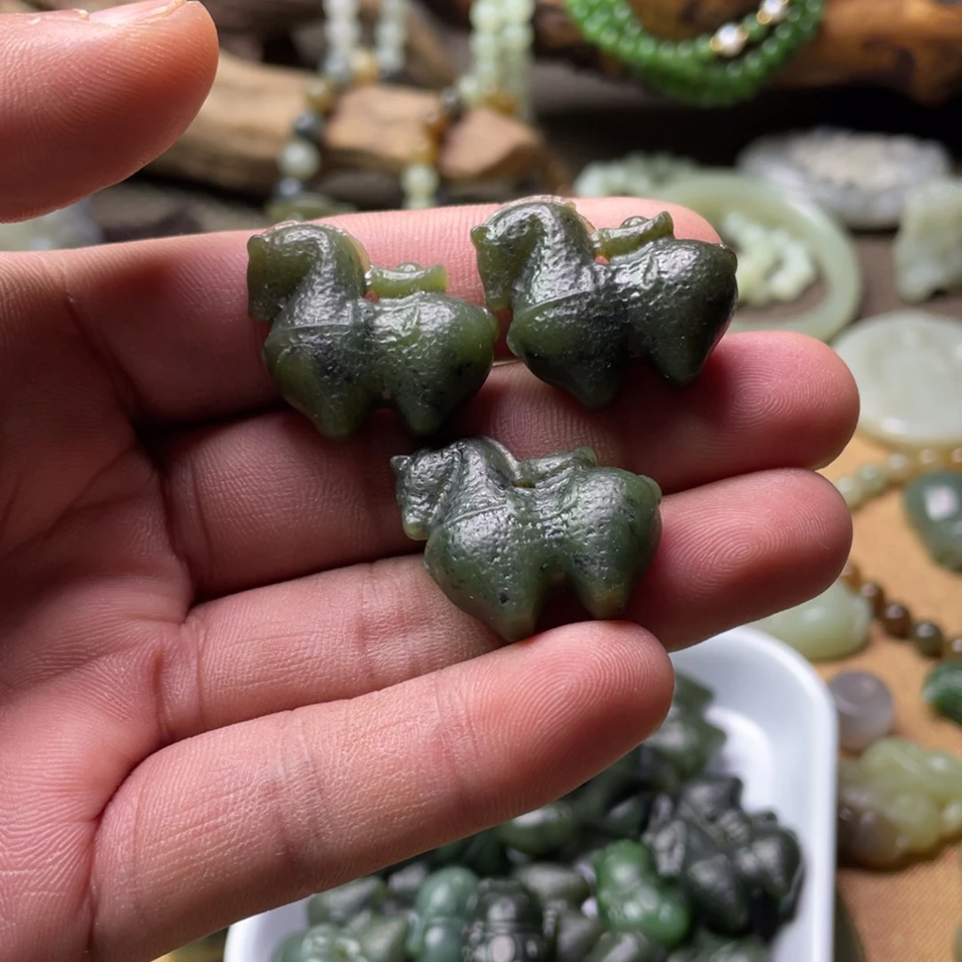 和田玉未镶嵌颈饰多样性发货拍一发一