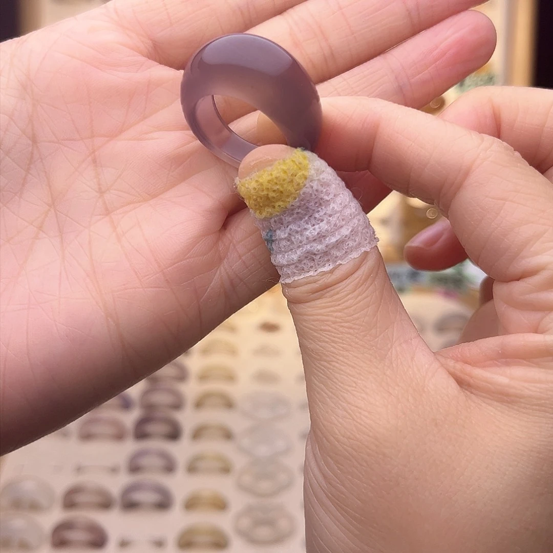 玛瑙/玉髓戒指未镶嵌