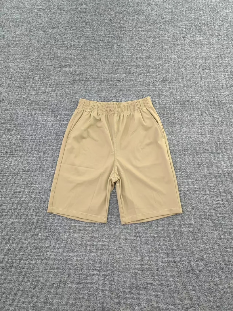 高端定制卡其速干冰丝短裤