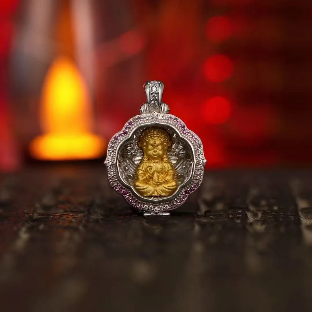 吊坠925银 【传饰圣藏】观音吊坠