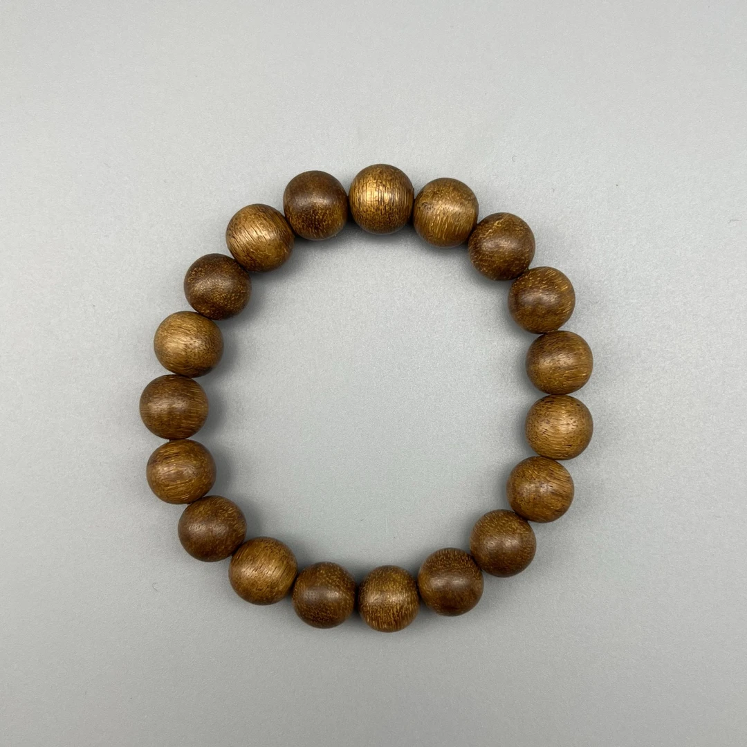 沉香（紫瑶精选 ZY4011）莱特天然野沉香单圈手串多样性发一