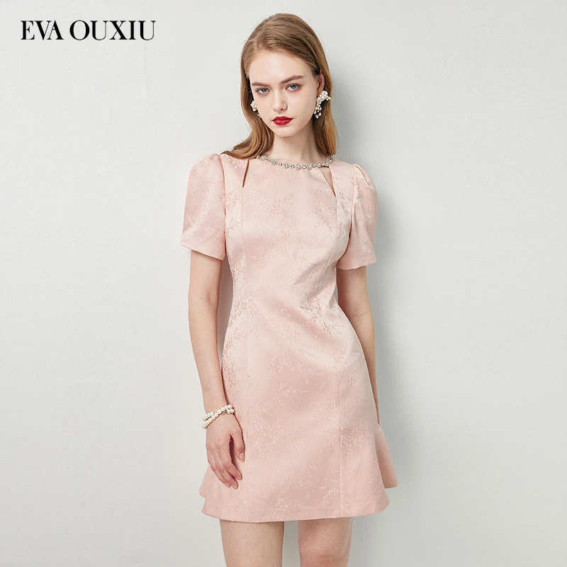 【初依专属】EVA OUXIU/伊华欧秀连衣裙 42WAQ4706