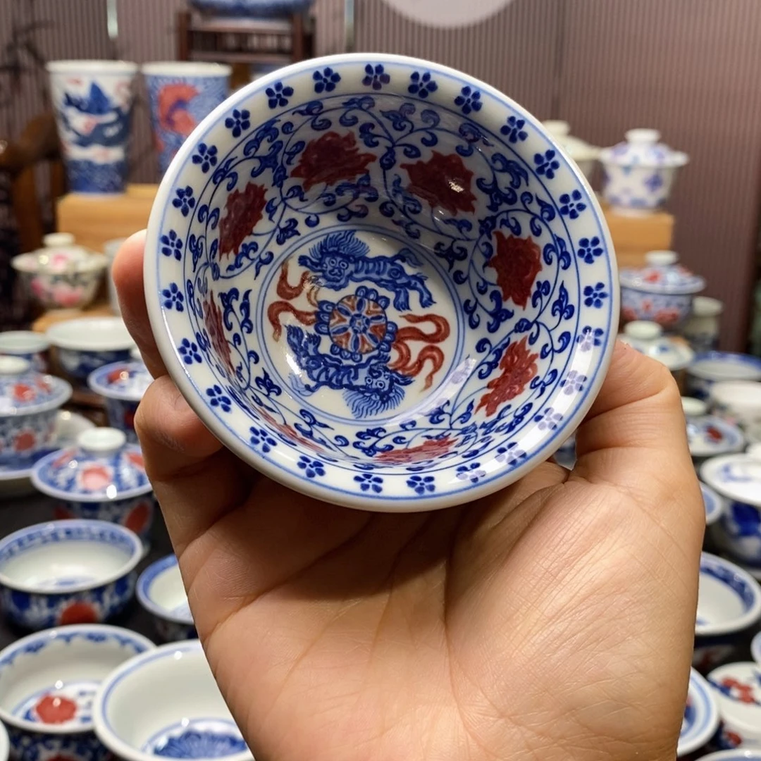 微瑕内外双汇六合时邕杯子