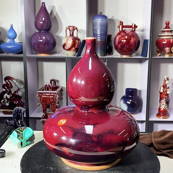 熵***心瓷片中国神垕精品钧瓷