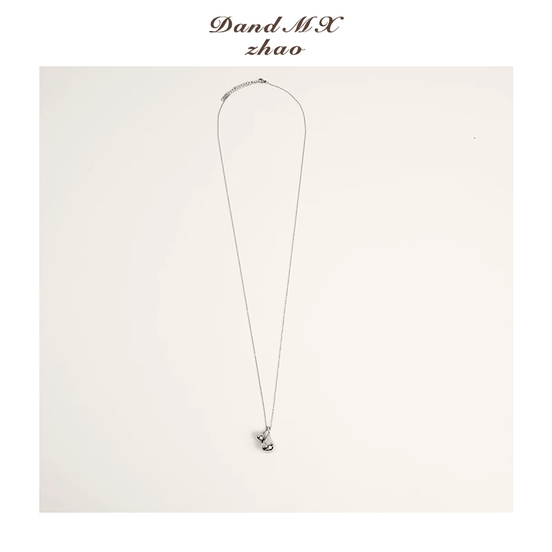 钛钢项链 D&MX studio丨极简冷淡风水滴吊坠百搭时髦20250106